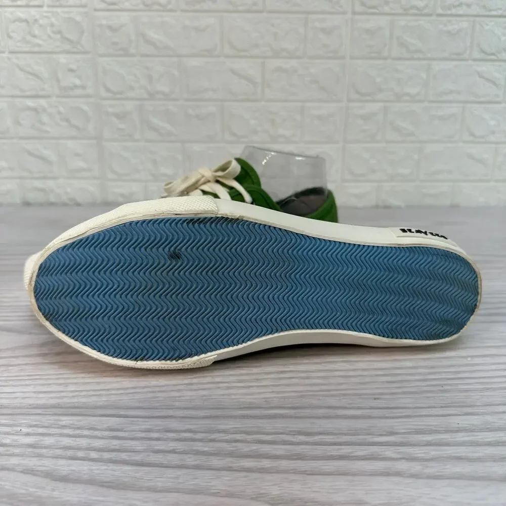 Seavees Shoes WMNS 8 Monterey Sneaker Cactus Green Lace Up Low Up Flat Canvas - Picture 8 of 9